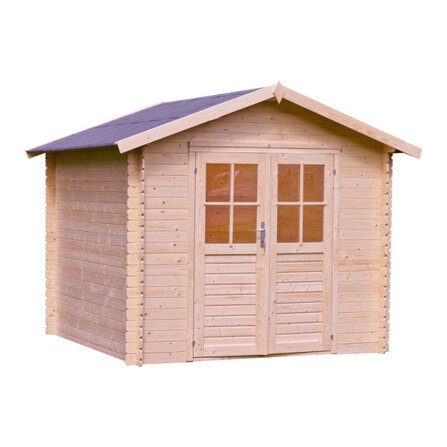 Maison en bois Stefan, incl.plancher+toiture 18mm
