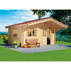 Casetta di legno LUCA incl. tetto e consegna a domicilio, (porta in confezione)