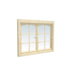 Doppia finestra 119x89 cm, 34mm