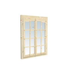 Doppia finestra 90x123 cm, 34mm