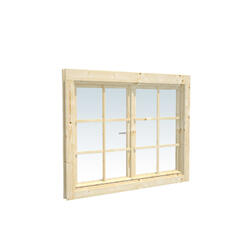 Doppia finestra 119x89 cm, 40mm