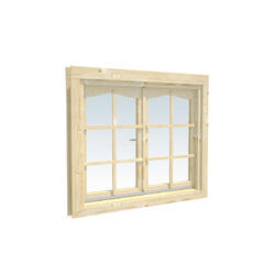 Doppia finestra 117x91 cm, 70mm