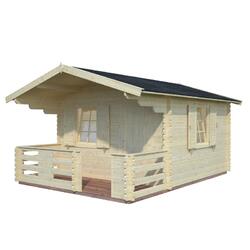 Maison en bois Sylt 10,4+4,2 m2, 34mm