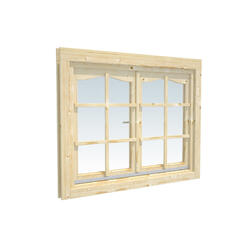 Double fenêtre 117x85 cm, 44mm