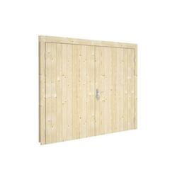 Porta di legno per garage, 225x193 cm, 44mm