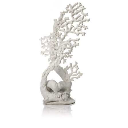 biOrb Fächerkorallen Ornament weiss 24.5 X 24.5 X 45.5 cm