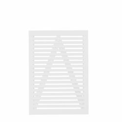 Tokyo Einzeltor 100x140 cmweiss grundiert