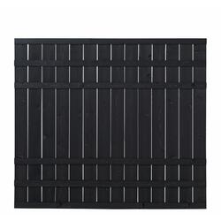 Rustik Zaun 180x158cm - schwarz