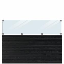 PLUS Plank Profil-Zauninkl. Glas 174x125cm