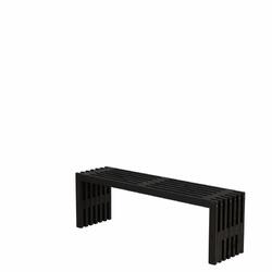 Rustik Trallebank Design 138x36x45cmfarbgrundiert schwarz