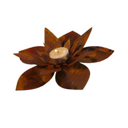 Elément décoratif Fleur de lotus 3 couches pour bougie de réchaud