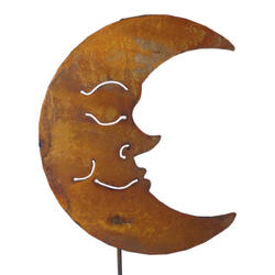 Elemento decorativo Luna su bastone