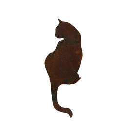 Elemento decorativo gatto da dietro per i bordi