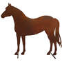 Elemento decorativo cavallo laterale, in piedi, Animali della fattoria, in piedi