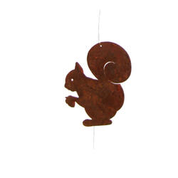 Mini scoiattolo con gancio decorativo