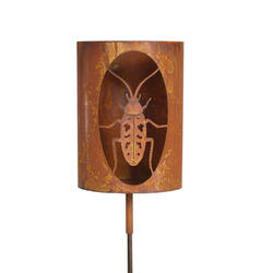 Elemento decorativo insetto lanterna lunga base scarabeo, manicotto, senza asta