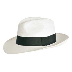 Cappello di paglia Panama bianco taglia 58
