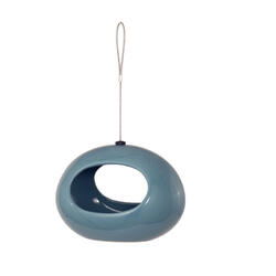 Hanging Water Bowl "Selo" blu 16 x 12 x 11 cm