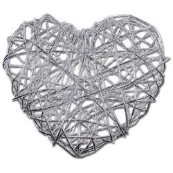 Elément décoratif Cœurs en fil métallique 45 mm
