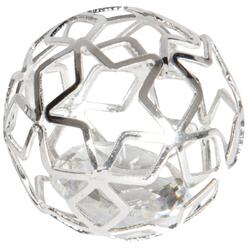Stella a forma di sfera in metallo brillante 28 mm