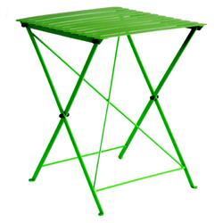 Table métal vert