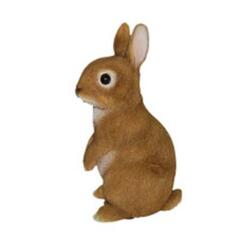 Figura decorativa coniglio in piedi