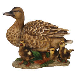 Figurine décorative Famille de canards