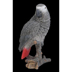Figurine décorative Perroquet gris
