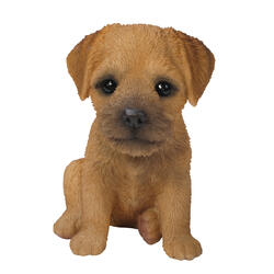 Figura decorativa cucciolo di Border Terrier