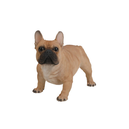 Figura decorativa Bulldog francese dorato