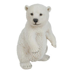 Figura decorativa orso polare che gioca a ballare