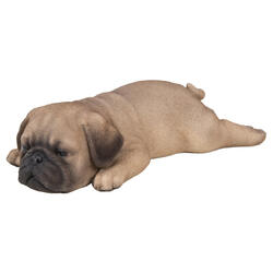 Figura decorativa Pug Puppy che dorme