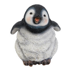 Dekofigur Pinguin singend