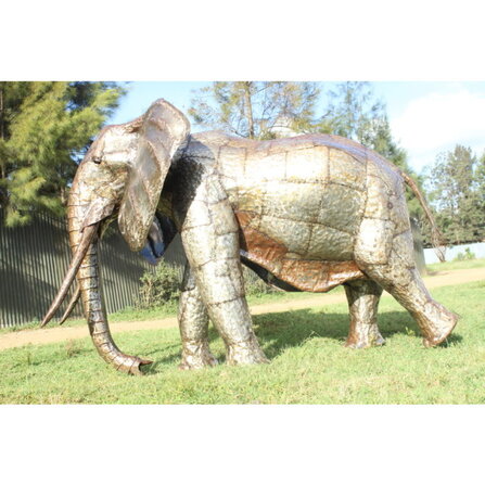 Dekofigur Elefant Metall
