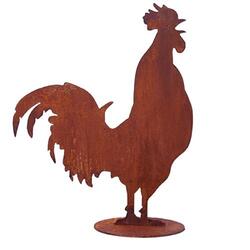 Elemento decorativo "Crowing Cock" su piastra