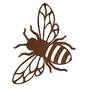 Elément décoratif Pendentif abeille avec découpes