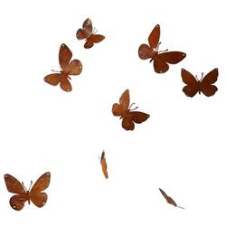 Set di figure decorative con farfalle