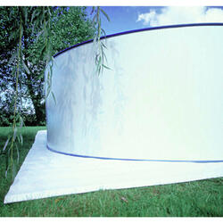 Protection de sol en non-tissé blanc 350 x 350 cm