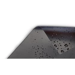Bâche de bassin en PVC noir 0.5 mm 6x40m
