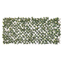 Pare-vue feuilles de laurier vert-jaune 7x70cm/ 180xH90cm