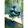 Wasserspeier Froschpaar 30 x 23 x 28 cm