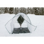 Serre d'hiver Yurt avec film isolant