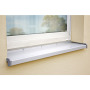 Tôle de fenêtre en aluminium argenté 1.5mm/1250x150x40mm