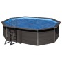 KIT piscine composite ovale 664 x 386 x 124 cm, livraison à domicile incluse