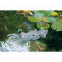 Set de gargouilles Hippo & Baby 6.5 x34 x15 cm,incl. pompe de bassin 600l/h
